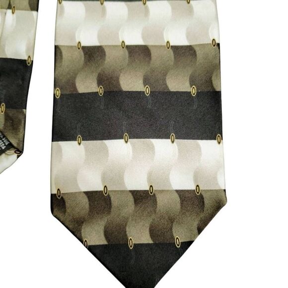 Tie Silk Luxury Neutral Business Professional or Dress Necktie - Picture 4 of 10